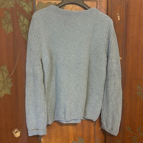 Wrap London sweater light blue size 8 cotton - Picture 5 of 6